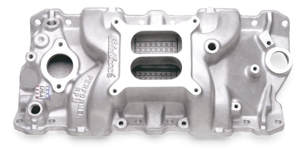 INTAKE CHEV SB PERF RPM 1500-6500 D/P SQ