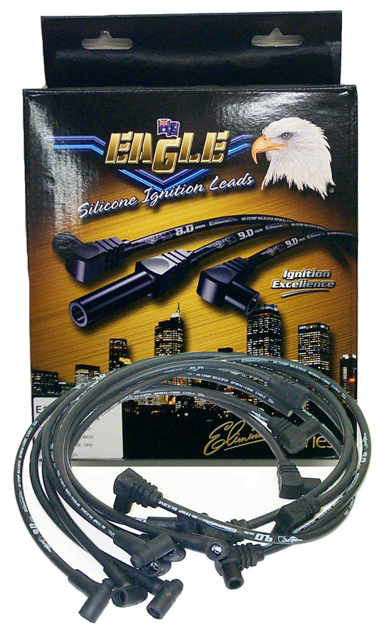 LEAD SET 9mm V8 90deg/STR BLACK