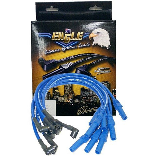 LEAD SET 9mm V8 90deg/90deg BLUE
