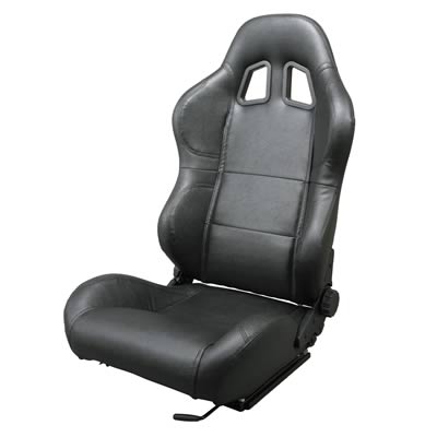 SEAT SPORT LEATHER LOOK RECLINER each