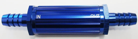FUEL FILTER 5/16m (8mm) LONG BLACK PUSH ON