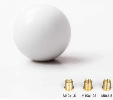 GEAR KNOB WHITE PLAIN