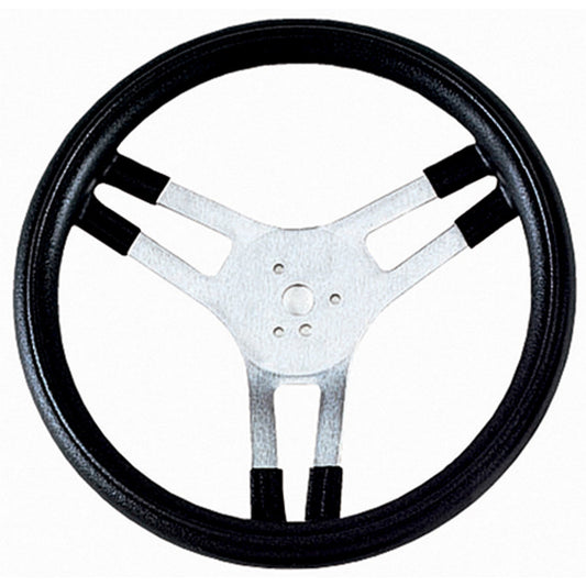 STEERING WHEEL 16-1/2in ALLOY FLAT