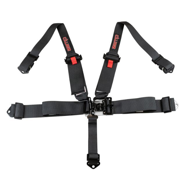 HARNESS 5pt PULL DOWN BLACK 2in OVER SHOULDER