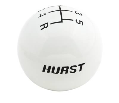 GEAR KNOB 5-SPEED WHITE BALL