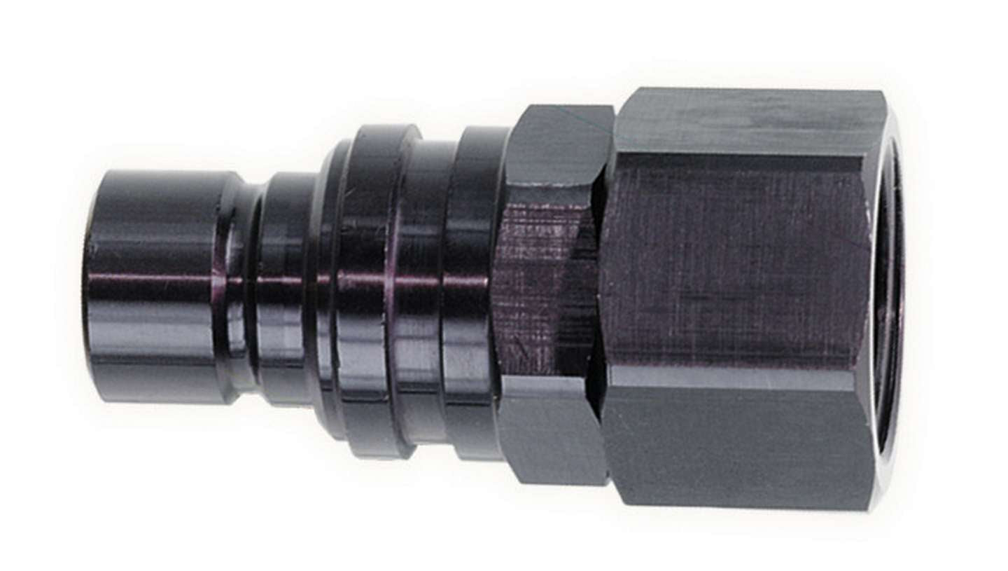 QUICK RELEASE -6f to -6 PLUG STRAIGHT BLK 2-SERIES