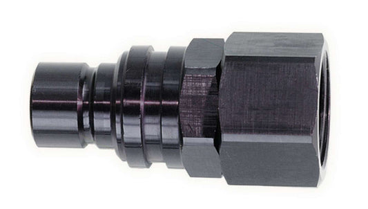 QUICK RELEASE -6f to -6 PLUG STRAIGHT BLK 2-SERIES