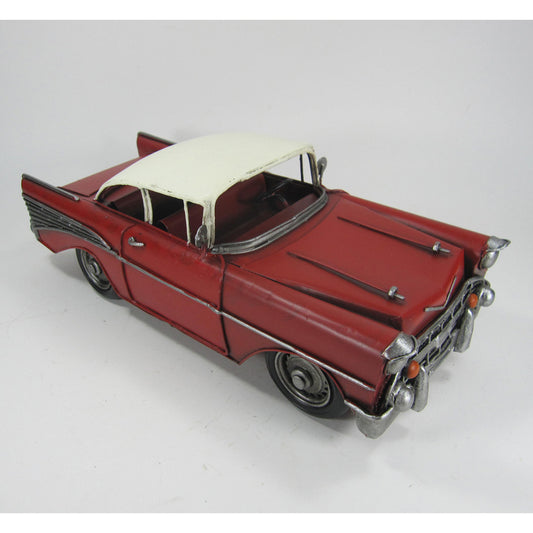 MODEL CAR 57 CHEV RED