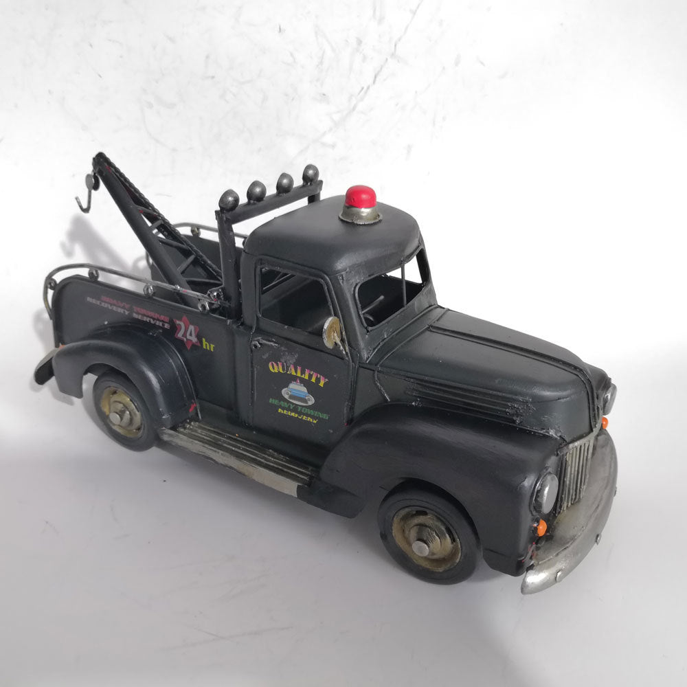 MODEL TOW TRUCK BLACK (1inRT)