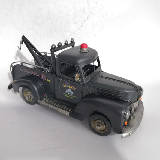 MODEL TOW TRUCK BLACK (1inRT)