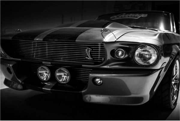 GLASS PRINT FORD MUSTANG (ELEANOR)