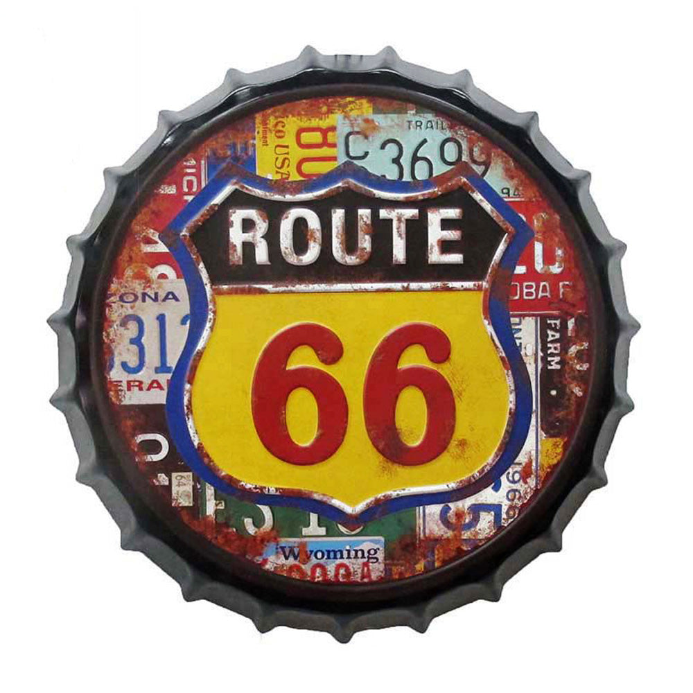 BOTTLE TOP ROUTE 66 (3 in RT)