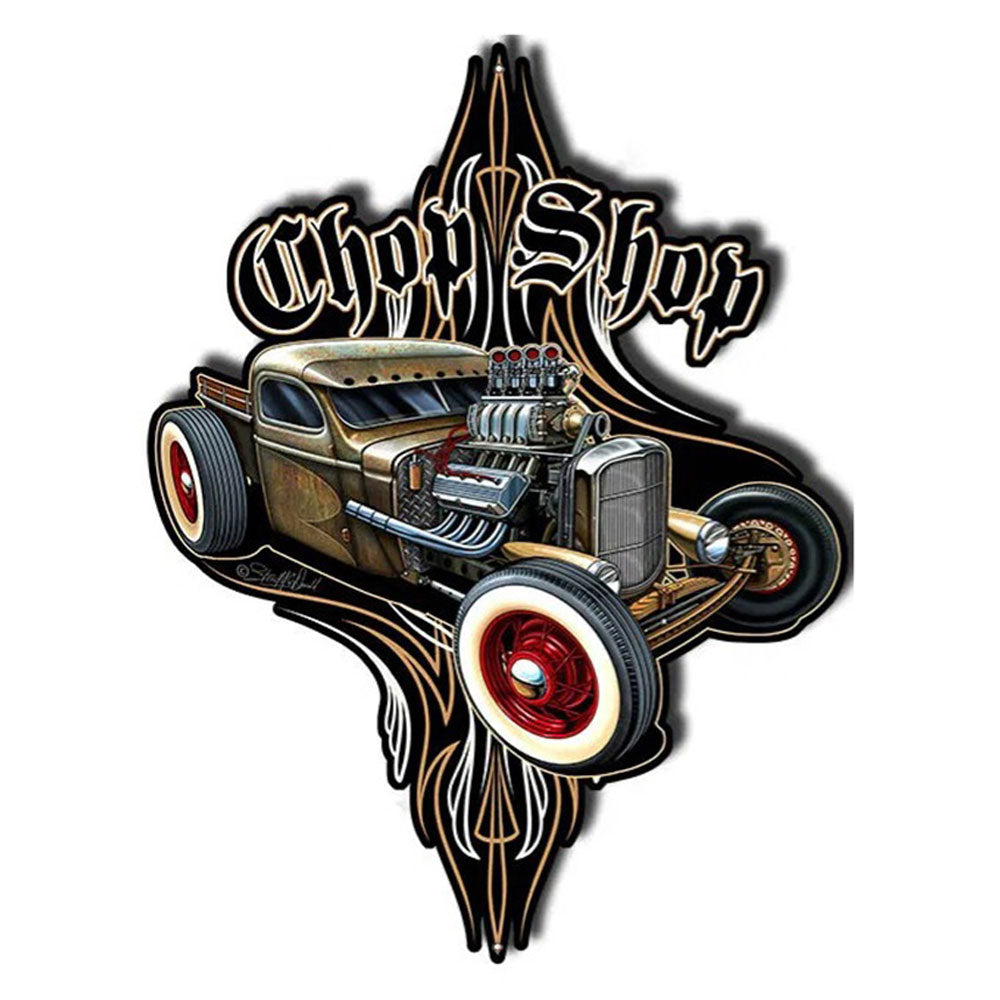WALL PLAQUE CHOP SHOP