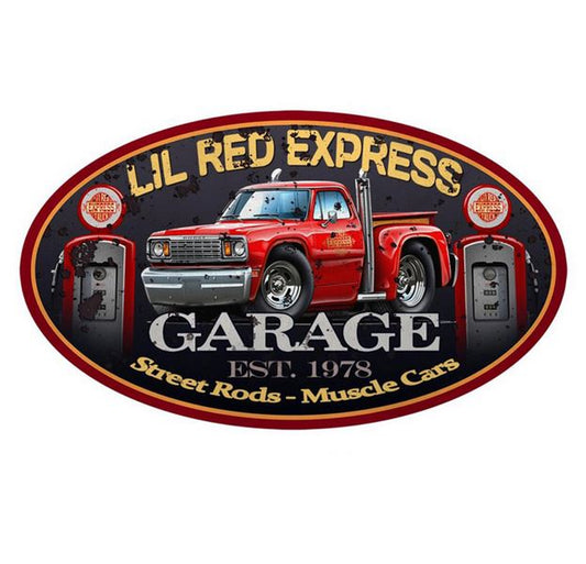 TIN SIGN LIL RED EXPRESS