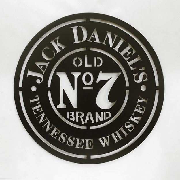 WALL PLAQUE JACK DANIELS cutout
