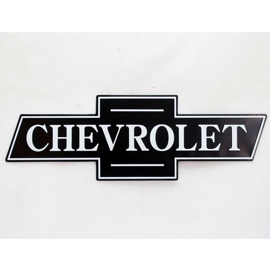 SIGN CHEV BOW TIE BLACK
