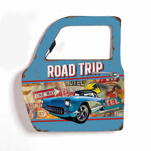 TIN SIGN CAR DOOR ROADTRIP