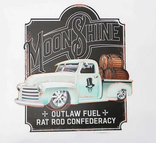 TIN SIGN MOONSHINE