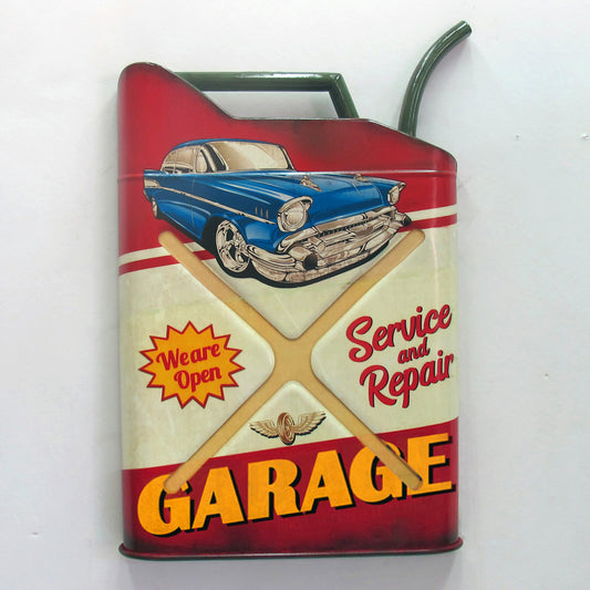 WALL PLAQUE JERRY CAN GARAGE SERVICE 57