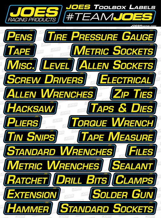 TOOLBOX LABELS