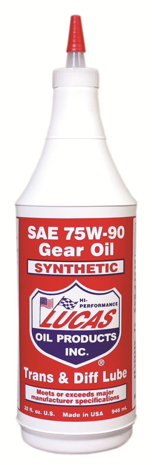 GEAR OIL 75w/90 LUCAS SYNTH 1qt