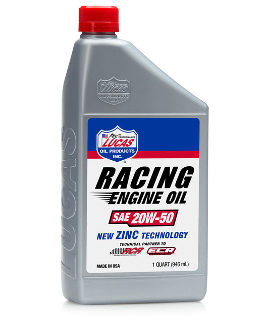 OIL 20w/50 LUCAS RACING ONLY 1qt