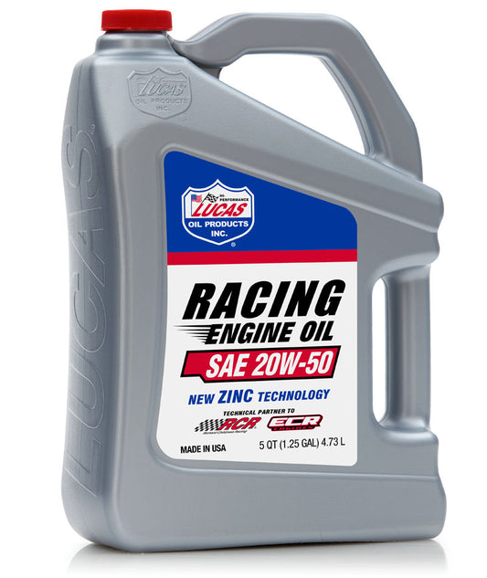 OIL 20w/50 LUCAS RACING ONLY 5qt