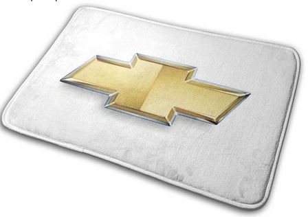 MAT CHEV WHITE with GOLD BOWTIE