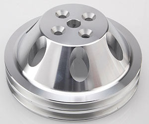 PULLEY CHEV SB UPPER 2 GROOVE ALLOY SWP