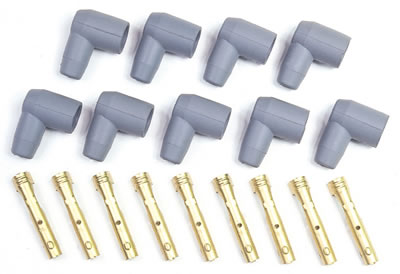 DIST BOOT 90deg SOCKET & BRASS TERMINALS EACH