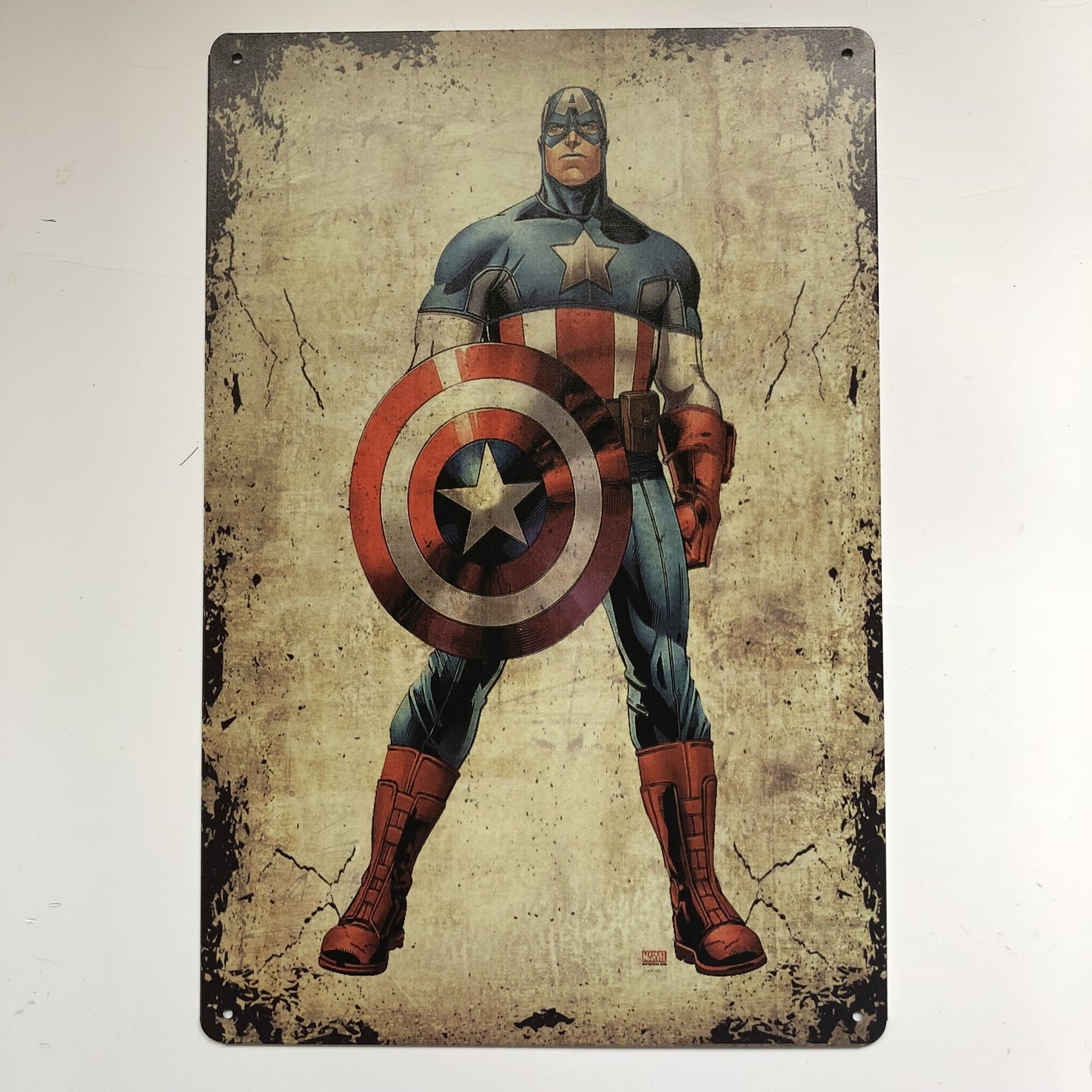 TIN SIGN CAPTIAN AMERICA