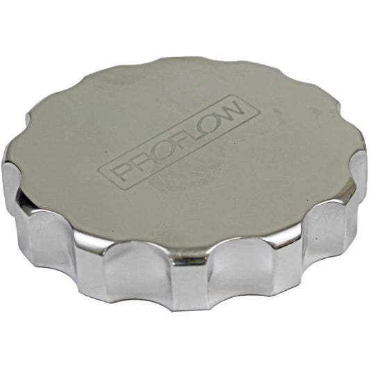 RADIATOR CAP COVER LARGE BILLET POLISHED