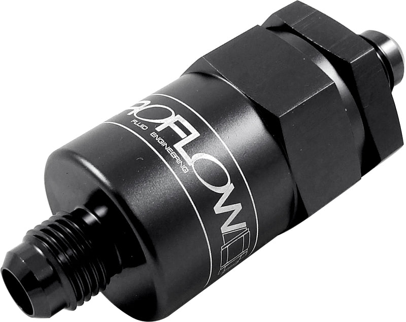 FUEL FILTER -8m ALLOY 30 MICRON BLACK