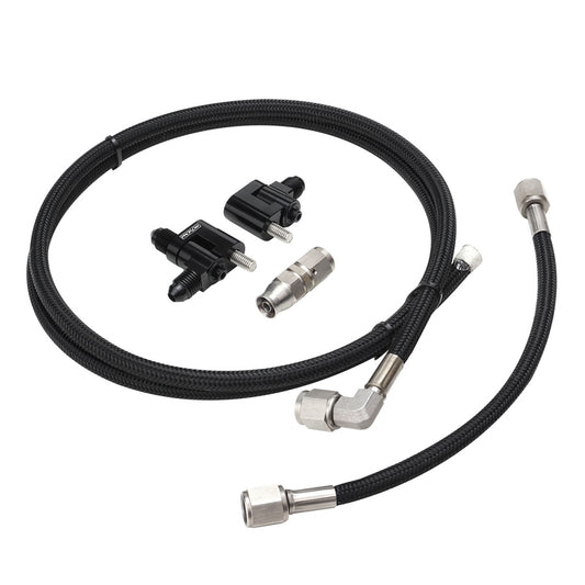 STEAM LINE VENT KIT LS 2 PORT BLACK STAINLESS