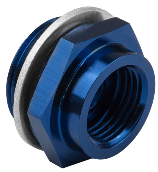FUEL INLET HOLLEY 7/8-20m to 5/8f BLUE 2PKT