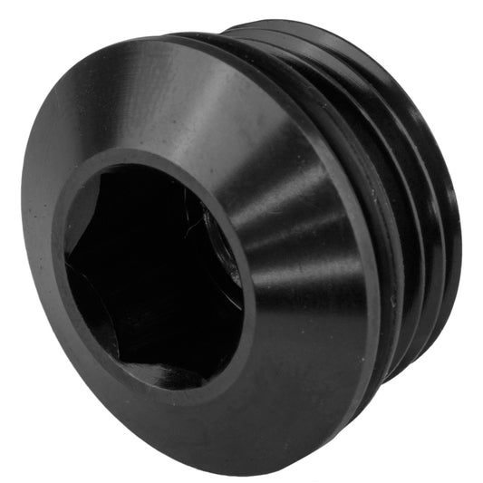 PLUG BUNG -6m O-RING PORT ALLEN HEAD LOW BLACK