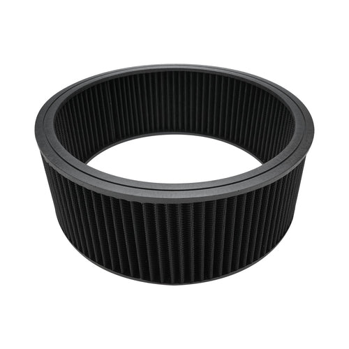 AIR FILTER 14in x 5in K&N type BLACK PROFLOW