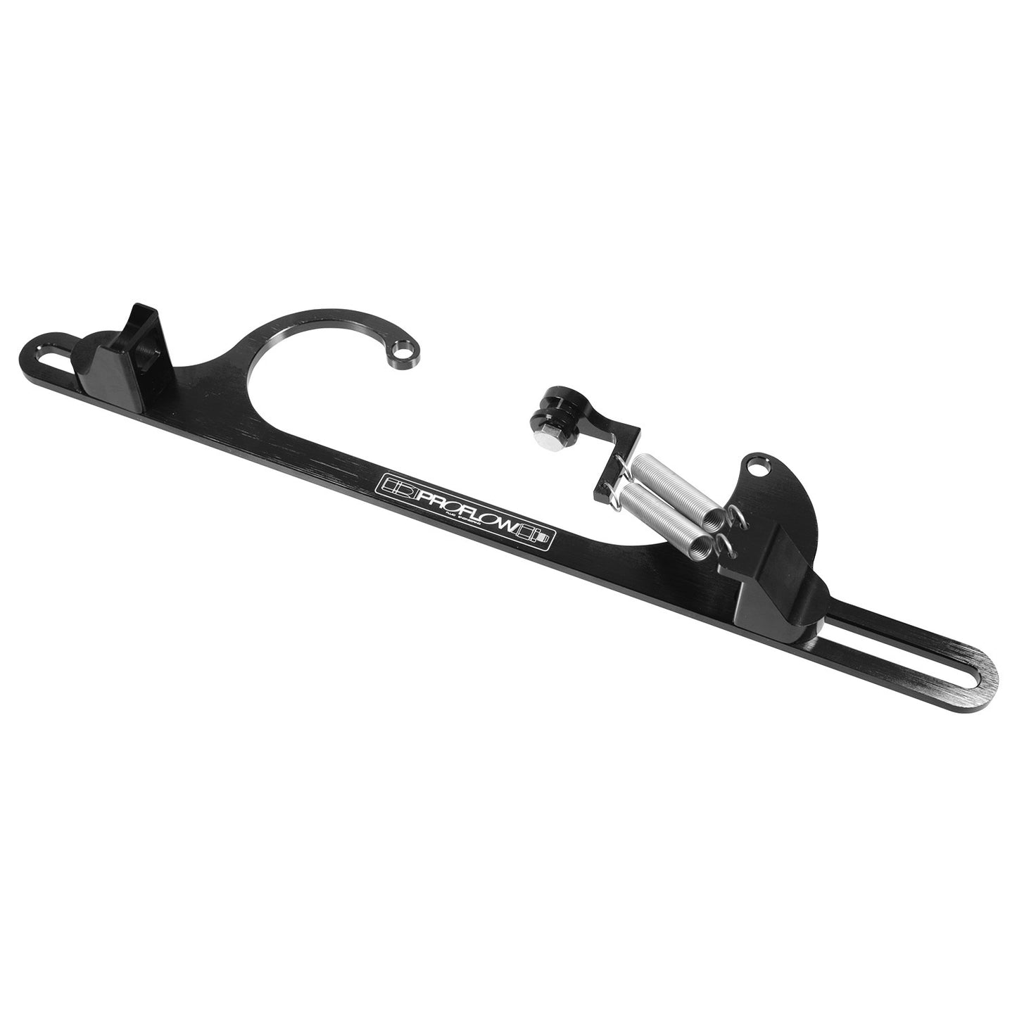 THROTTLE CABLE BRACKET HOLLEY/EDELBROCK BLACK