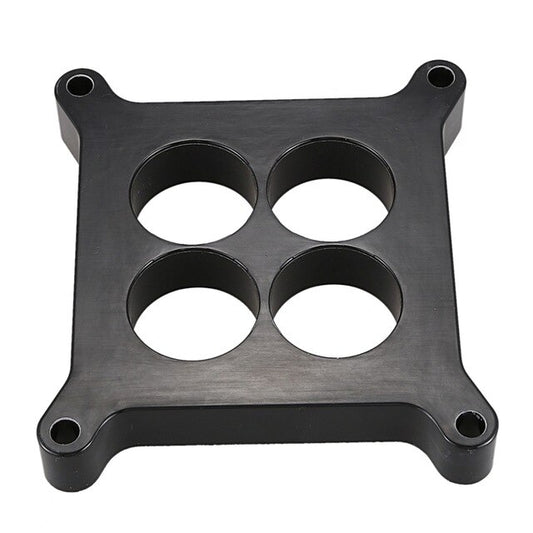 CARB SPACER SQ BORE 1/2in PHENOLIC PORTED