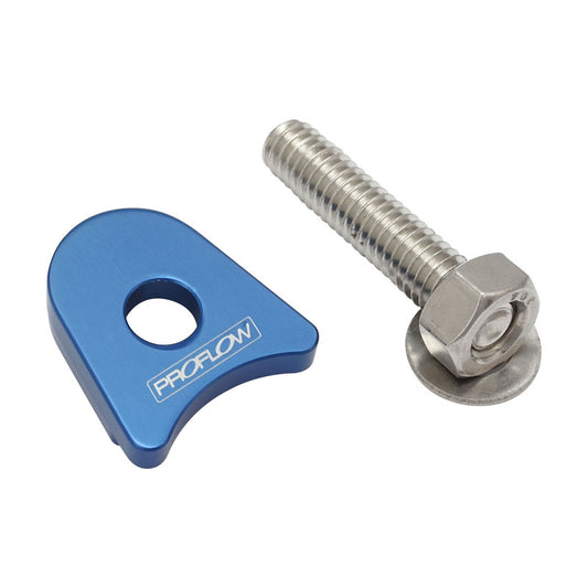 DIST HOLD DOWN FORD BILLET BLUE