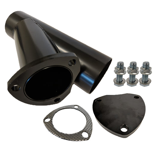 EXHAUST CUT OUT 2-1/2in Y-PIPE EACH