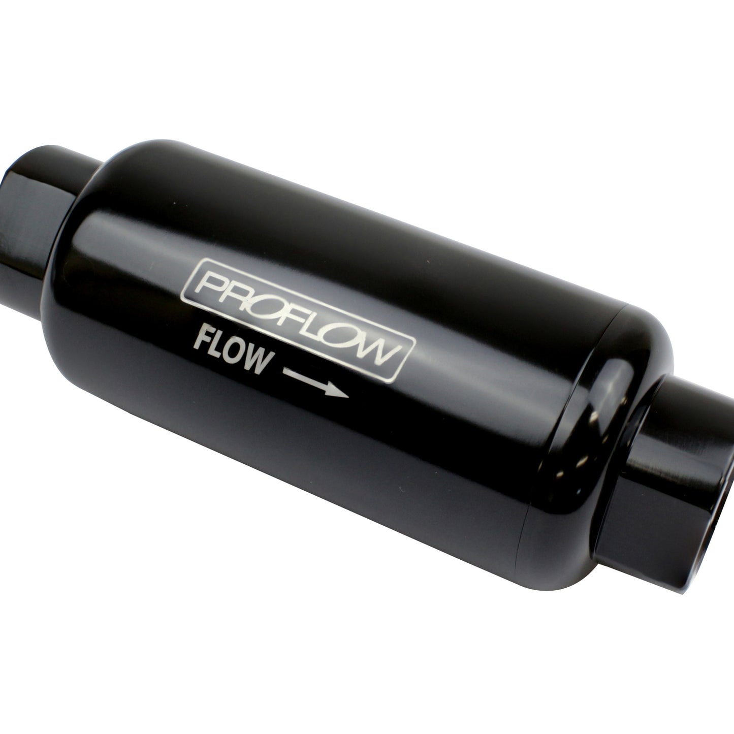 FUEL FILTER -12f ALLOY 7in BLACK 100 micron