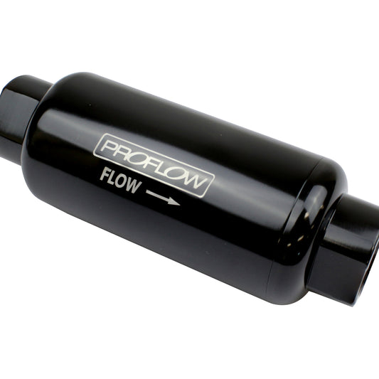 FUEL FILTER -12f ALLOY 7in BLACK 100 micron