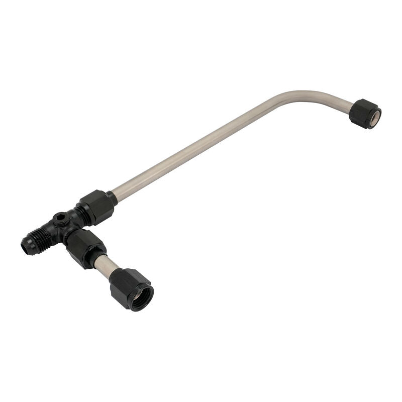 FUEL INLET HOLLEY STAINLESS DUAL FEED 9-5/16