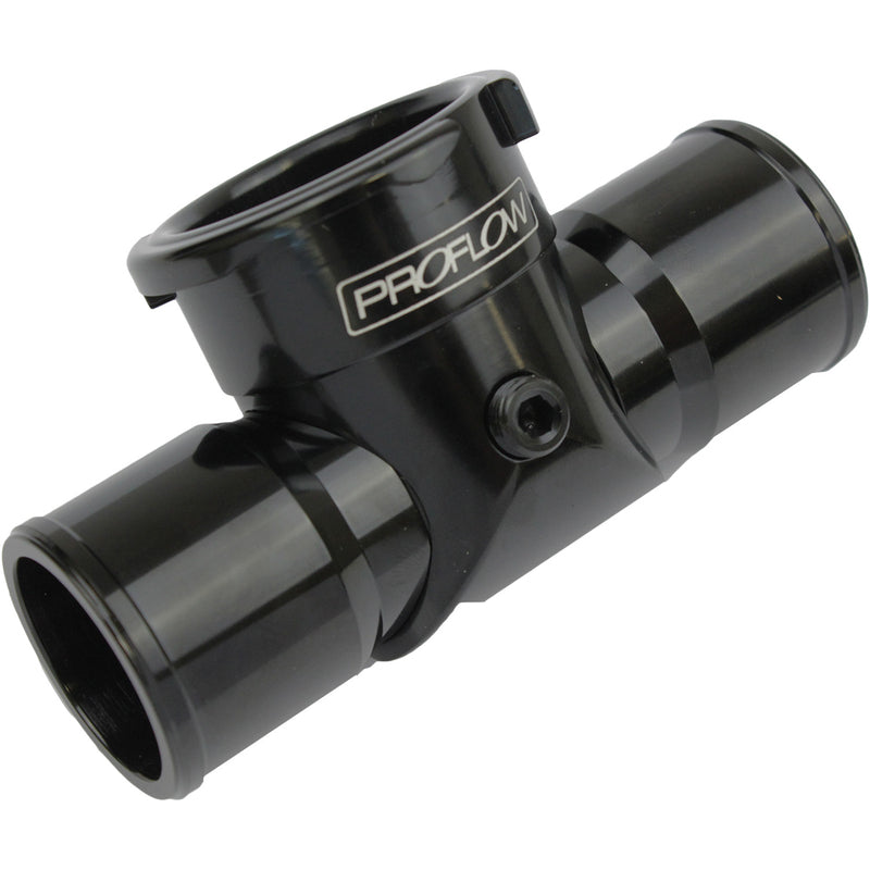 RADIATOR FILLER NECK INLINE 1-1/2in BILLET BLACK
