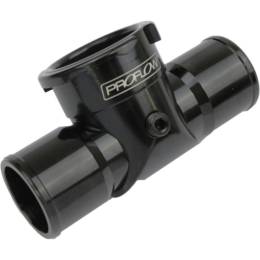 RADIATOR FILLER NECK INLINE 1-1/2in BILLET BLACK