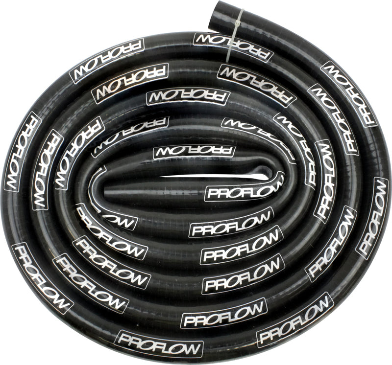 HEATER HOSE SILICON 5/8in (16mm) BLACK 3m