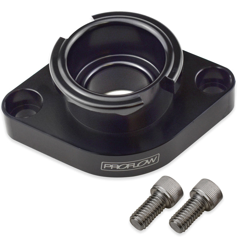 WATER NECK RAD CAP FILLER BILLET BLACK CHEV