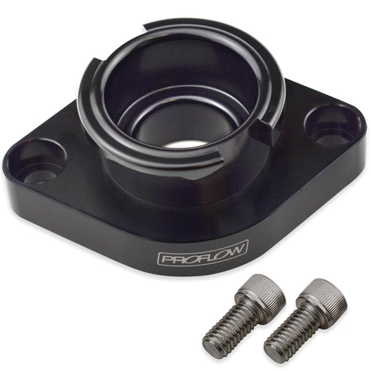 WATER NECK RAD CAP FILLER BILLET BLACK CHEV