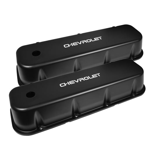 ROCKER COVERS CHEV BB ALLOY BLACK TALL